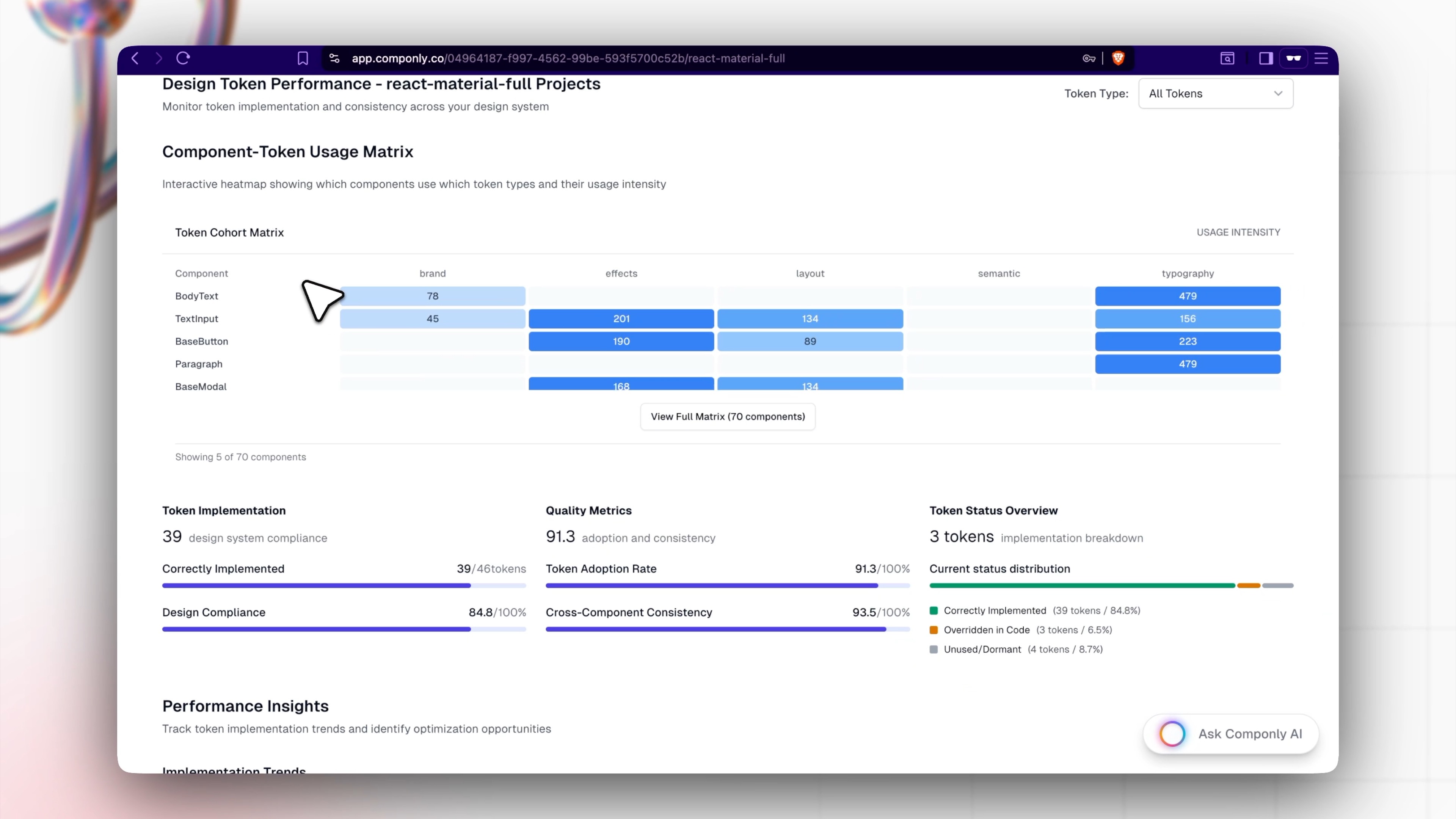 Design Token Adoption Over Time — Componly Shows Real Progress (or Not)